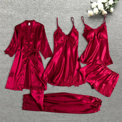 Nighty Robe Pajama Set
