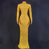 Nikki Rhinestone Maxi Dress