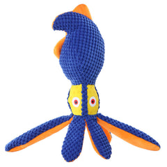 Pet Dog Plush Squeaky Octopus Toys Crinkle Paper