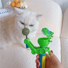Big Mouth Dinosaur Cat Mint Ball Catnip Toy