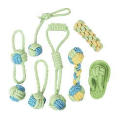 Pet Dog Knotted Rope Pull Tug Toy