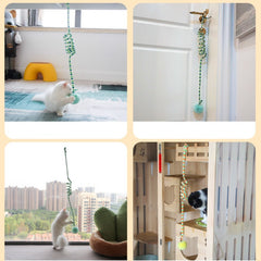 Hanging Elastic Rope Swing Cat Toys