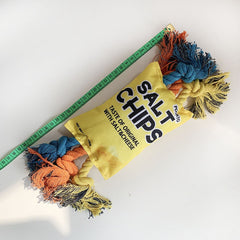 Rope Tug Potato Chips Cookies Knot Squeaky Toys