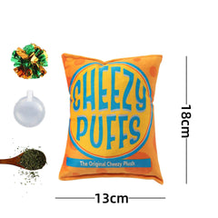 Dog Crinkle Paper Squeaky Potato Chips Toys