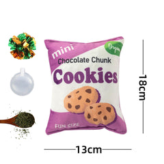 Dog Crinkle Paper Squeaky Potato Chips Toys