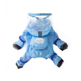 Pet Dog Raincoat Full-cover With Pull