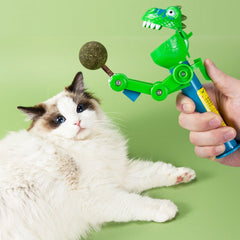 Big Mouth Dinosaur Cat Mint Ball Catnip Toy