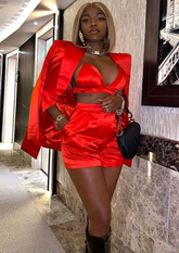 Obsession Sexy 3pcs Set- Red