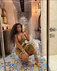 Olivia Satin Maxi Dress