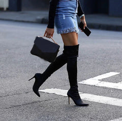 Over The Knee Heeled Boots