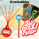 1+1 FREE | BubblesOverloadâ„?- 32 Hole Smiling Face Bubble Stick Last Day Discount.
