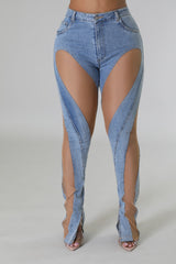 Paris Mesh Jeans