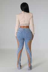 Paris Mesh Jeans