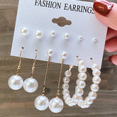 Pearl Earrings Set