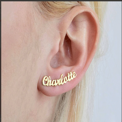 Personalized Custom Name Earrings