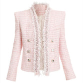 Pink Tweed Blazer