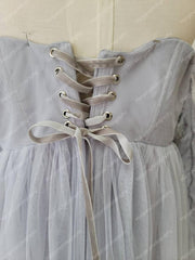 Retro Lace Maternity Dress