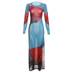 Rose Maxi Bodycon Dress