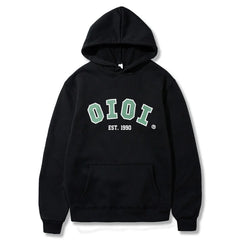 Korean Style Letter Print Hoodie Autumn Hip Hop Streetwear