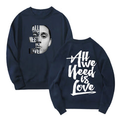 Canserbero All We Need Is Love Merch 2024 Tour Crewneck Men Sweatshirt Hip Hop