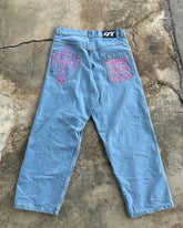 Y2k Harajuku Pattern Casual Wide Leg Pants