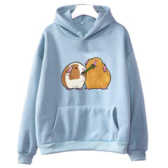 Cozy and Cute: Guinea Pig Printing Hoodie for Animal Lovers