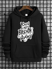 You Take My Bread Away Print Men's Casual Hoodie