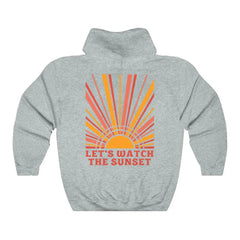 Let's Watch The Sunset Hoodie Preppy Aesthetic Beach Sunset