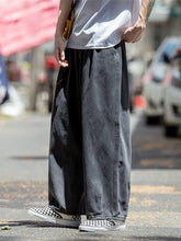 Streetwise Style Men Wide Leg Cargo Jeans Hip Hop