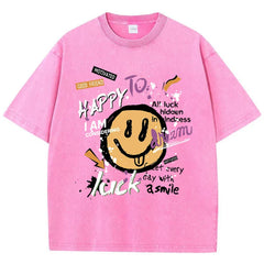 Be Yourself & Keep Smiling Women's Oversize T-Shirt