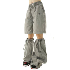 Y2K Detachable Track Pants for Women