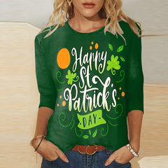 Casual Summer Loose Tunic T-Shirt Women St Patricks Day Streetwear Clothing