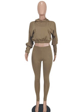 Cinnamon Two Piece Hoodie Set