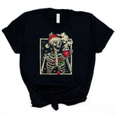 Inside Skeleton Christmas Women T-Shirt