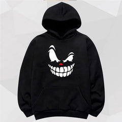 Smiley face Men Loose Hoodie