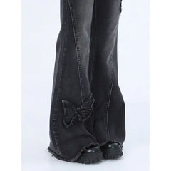 Y2K Micro Flared Jeans Women