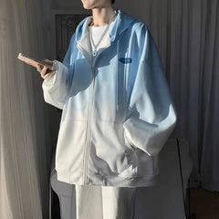 Soft Leisure Zip-up Coat All-match Trendy Sweatshirts Top