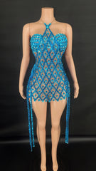 Diamonds In The Sky Mini Dress Set