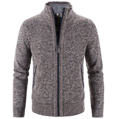 Sweater Men Fashion Slim Fit Cardigan Men Causal Sweaters Coats Solid