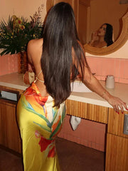 Rosalia Floral Ruched Dress