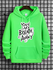 You Take My Bread Away Print Men's Casual Hoodie