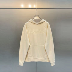 Sweatshirts Cotton 3D Flocking printing letter logo Hip hop loose oversize unisex hoodie
