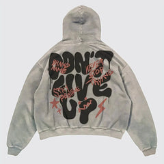 Street Hip Hop Fashion Retro Sweatshirt Loose Versatile Pullover ins Hoodie