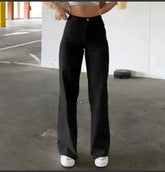 Brown Jeans Women's New 2024 New High Waist Slim Skinny Slim Foot Pants