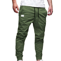 Solid Cotton Joggers Casual & Military Vibes