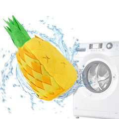 Pineapple Plush Squeak Dog Snuffle Toy