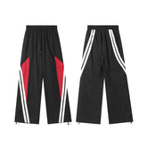 Y2K Vintage Patchwork Track Pants for Women