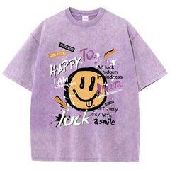 Be Yourself & Keep Smiling Women's Oversize T-Shirt