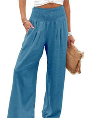 Chic and Comfy: Spring Cotton Linen Wide Leg Pants for Effortless Style