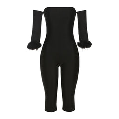 Ciara Feather Romper